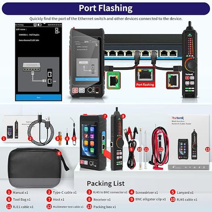 All Features Multifunction Network Caber Tester, UTP Continuity, Cable Tracer - Image 9