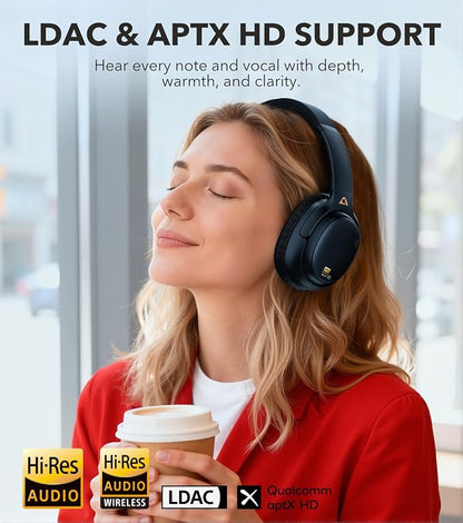 1Mii E700 Wireless Bluetooth Over Ear Headphones - Image 2