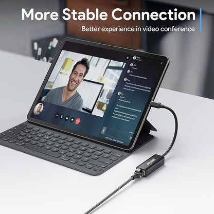USB C to Ethernet Adapter, ABLEWE Type-C to RJ45 Gigabit Ethernet Dongle - Image 5
