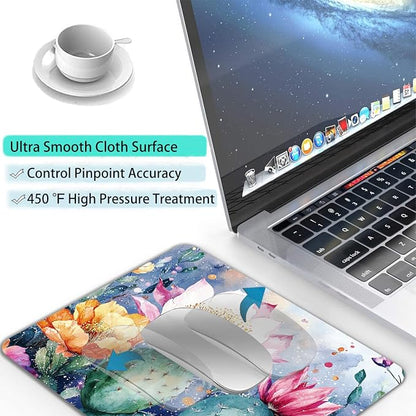 Cute Cactus Flower Plants Custom Mouse Pad - Image 4