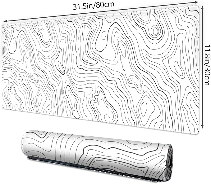 Gaming Mouse Mat Forest Background Pattern XXL XL Large Mouse Mat Long Extended - Image 2
