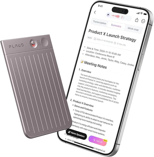 Plaud Note AI Voice Recorder Black by PlaudOfficial