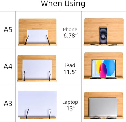 Extra Large Tablet Stand for Desk, Adjustable Holder for Touch Screen Tablets - Image 6