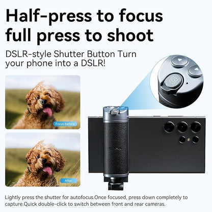 TELESIN° Smartphone Grip Selfie Stick, Mobile Phone Shutter Grip - Image 3
