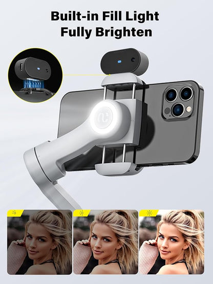 Gimbal Stabilizer for Smartphone AI Tracking, 3-axis Gimbal - Image 5