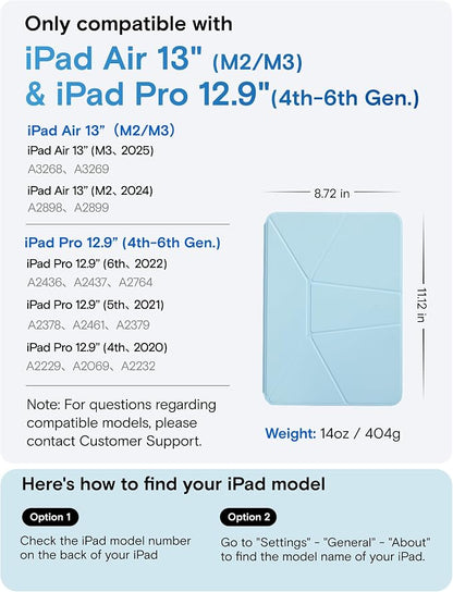 MOFT Dynamic Folio Case for iPad Air 13 Inch M3/M2, iPad Pro 12.9 6th/5th/4th - Image 2