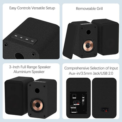 LONPOO Blueooth Computer Speakers - Image 6