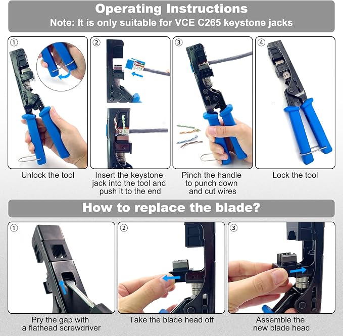 VCELINK Speed Termination Keystone Tool - Image 8