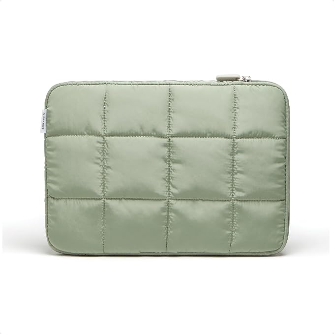 U Brands Nylon Puffer Zipping Medium Laptop Sleeve, 9.75" x 13", Computer by UBrands