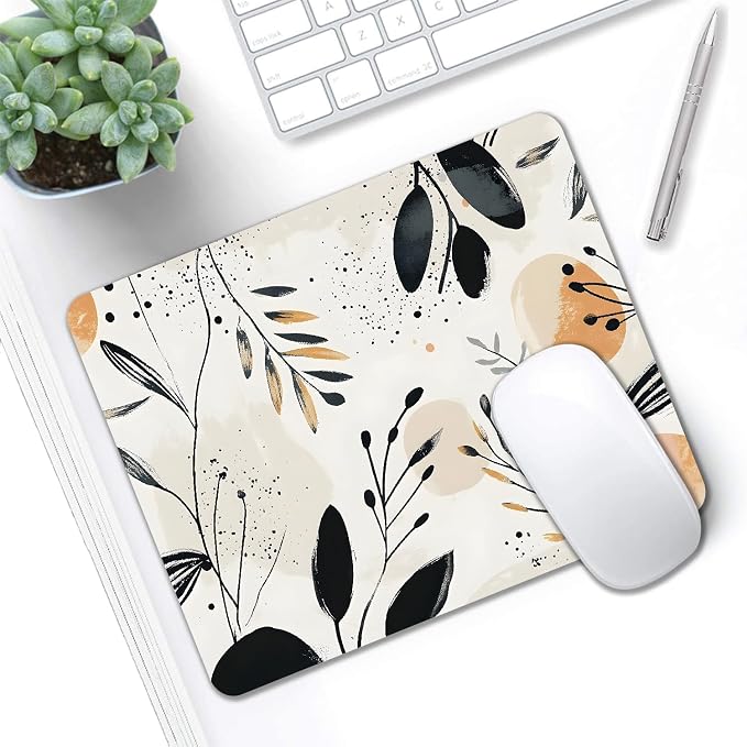Mouse Pad, Cute Modern Abstract Art Boho Mouse Pads - Image 5