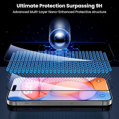 Uyiton UnBreak-Glass for iPhone 15 Pro Max Screen Protector, Full Coverage Case - Image 5