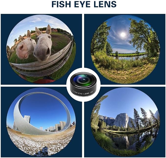 Cell Phone Camera Lens Kit, 11 in 1 Super Wide Angle+ Macro+ Fisheye Lens - Image 4