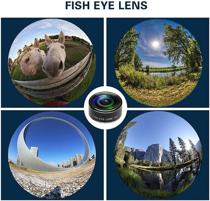 Cell Phone Camera Lens Kit, 11 in 1 Super Wide Angle+ Macro+ Fisheye Lens - Image 4