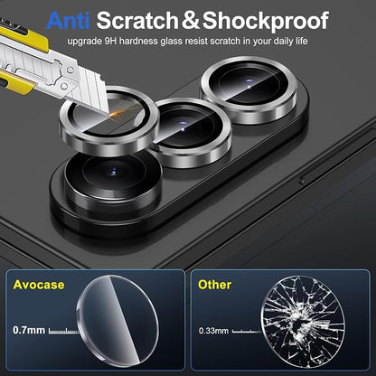 for Samsung Galaxy Z Fold 7 Camera Lens Protector, Individual Metal Ring - Image 3