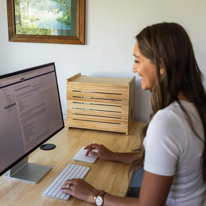 Wooden WiFi Router Storage Box - Image 8