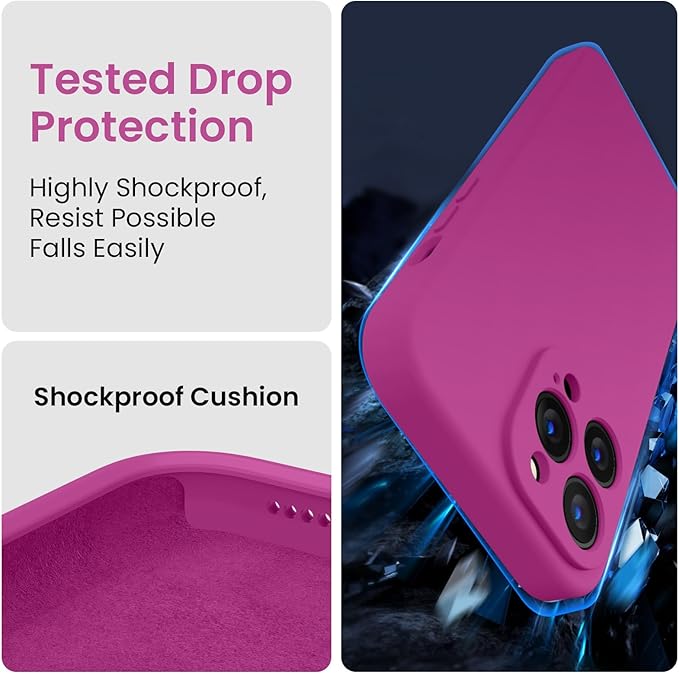 FireNova Designed for iPhone 13 Pro Case, Silicone Upgraded Phone Case with - Image 4