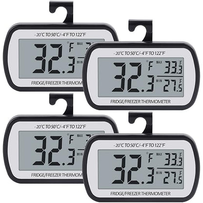 AEVETE Refrigerator Thermometer Digital Fridge Freezer Thermometer by AEVETE