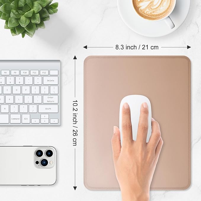 ITNRSIIET Mouse Pad Non-Slip Rubber Base Smooth Surface Stitched Edges - Image 3