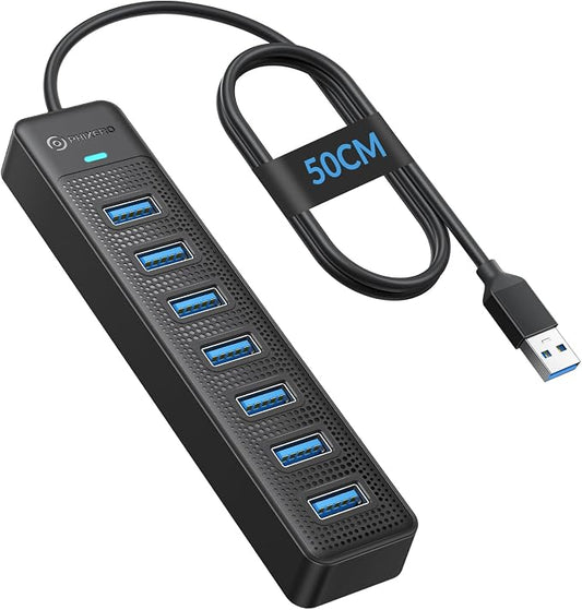PHIXERO 7 Port USB Hub 3.2 by ProvidingSolutionsforDataStorage