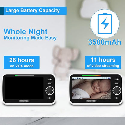 HelloBaby 5’’ Baby Monitor - Image 3