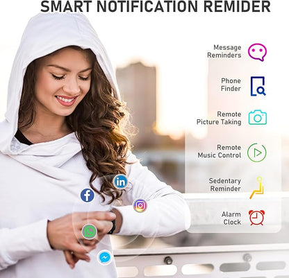Fitness Tracker with 24/7Heart Rate, Blood Pressure, Sleep Tracking, Activity - Image 6