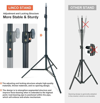 LINCO Lincostore Photo Video Studio Light Kit AM169 - Image 8