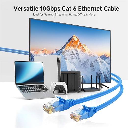 Cable Matters 10Gbps Snagless Cat 6 Ethernet Cable - 75ft - Image 2
