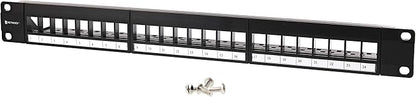 Networx 1U 24-Port Keystone Patch Panel - Image 3