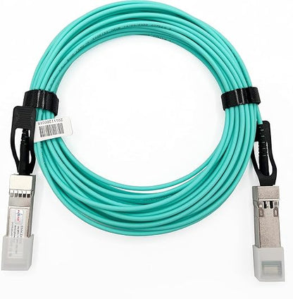 Elfcam® - 0.5m/1.64ft 10G Active Optical Cable AOC OM3 SFP+ to SFP+ 10Gbps by Fibersolutionspecialist