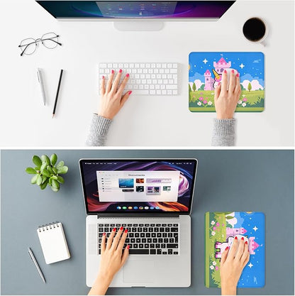 ITNRSIIET Mouse Pad Non-Slip Rubber Base Smooth Surface Stitched Edges - Image 2