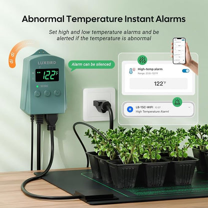 WiFi Digital Heat Mat Thermostat Controller, 32-113°F - Image 9