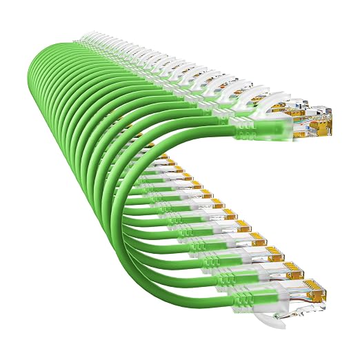 Cat6a Patch Cables 3ft Slim, Cat6 Ethernet Patch Cable Pure Copper, Flexible by 10Gsupxsel