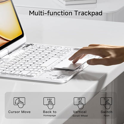 iPad Keyboard Case for 2024 M4 iPad Pro 11 inch, Magic Wireless Keyboard - Image 4