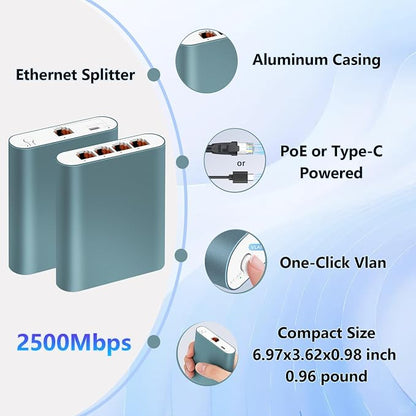 1 to 4 2.5Gbps Ethernet Splitter - Image 7