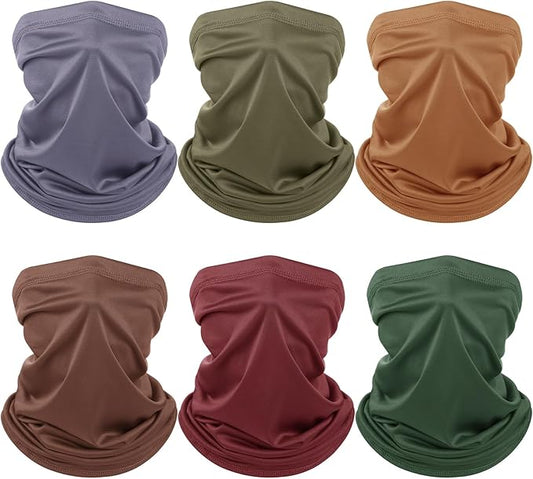 Geyoga 6 Pieces Summer UV Protection Cooling Neck Gaiter Face Clothing Neck by Geyoga