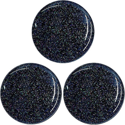 3 Pack Fashionable Clear Glitter Expandible Collapsible Moblile Phone Grip - Image 2