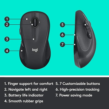 Logitech M510 Wireless Mouse, Mouse - Image 5