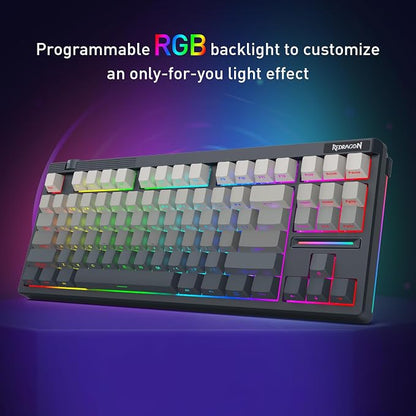Redragon K729 PRO 80% Wireless Gasket RGB Gaming Keyboard, 3-Mode TKL - Image 4