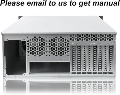 RackChoice 4U Rackmount Server Chassis 8-Bay 12Gbps Hot-Swappable SATA/SAS - Image 3