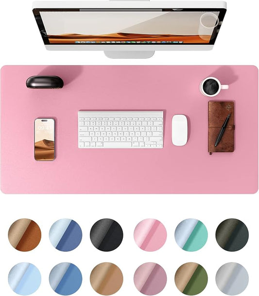 YSAGi Leather Desk Protector, Office Mat, Large Mouse Mat, Non-Slip PU Leather by YSAGi