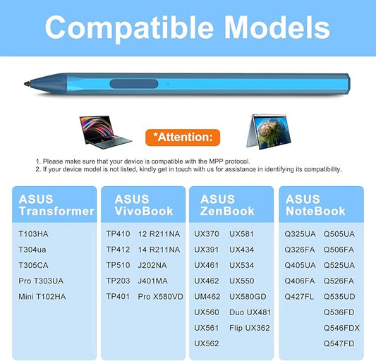 ASUS Stylus Pen for Transformer/Zenbook/Vivobook Flip/Notebook Touchscreen - Image 2