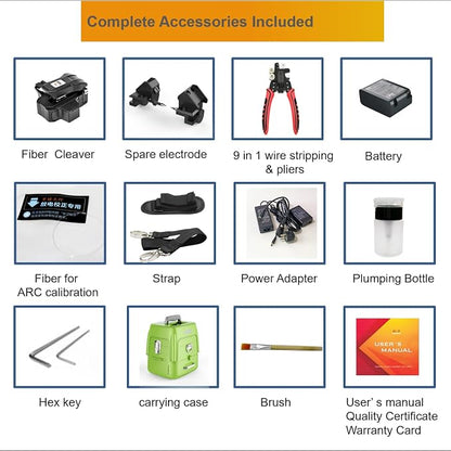 Fusion Splicer Fiber Optic AI-9 Optical Fiber Splicer Fiber Optic Splicing - Image 8