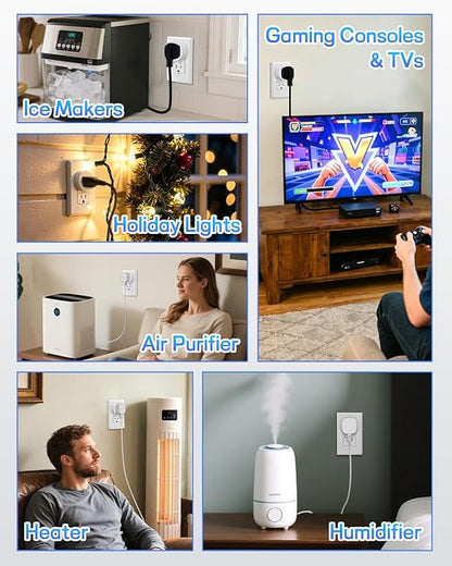 Remote Control Outlet, Wireless Light Switch, 500ft Range, No Wiring Needed - Image 7