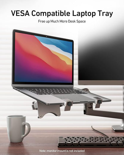 VESA Laptop Tray for Monitor Mount, Holds Laptops up to 17.3 Inches and 28.6 lbs - Image 6