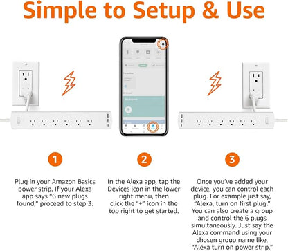 Amazon Basics Smart Plug Power Strip - Image 4