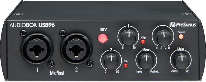PreSonus AudioBox USB 96 Bundle — USB Audio Interface, XLR Interface - Image 2