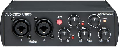 PreSonus AudioBox USB 96 Bundle — USB Audio Interface, XLR Interface - Image 2