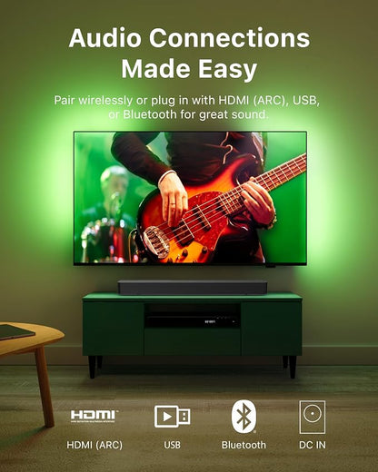 Philips B4000 Soundbar for TV, 2.0 Channel Sound, BT LE Audio, Easy Setup - Image 4