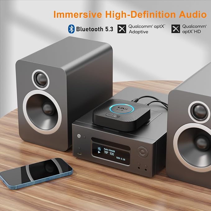 1Mii B06 Plus Bluetooth Receiver, HiFi Wireless Audio Adapter - Image 3