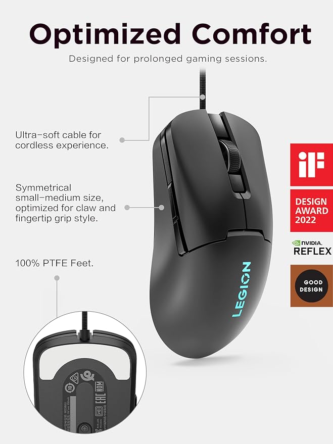 Lenovo Legion M300s RGB Wired Gaming Mouse - Image 3